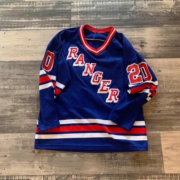Authentic Vintage LUC ROBITAILLE rangers jersey.  CCM Hockey NHL Sz M. - Picture 1 of 3